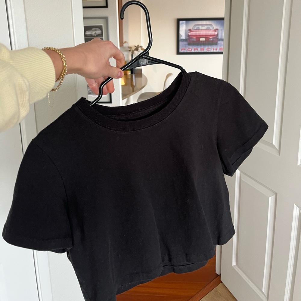 Urban Outfitters black crop top
